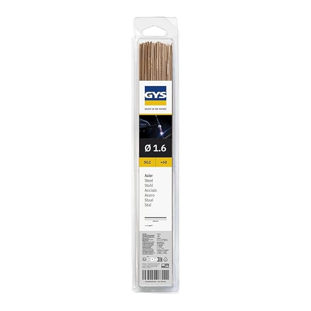 GYS Baguettes TIG acier Ø 1,6 × 330 mm, photographie du produit