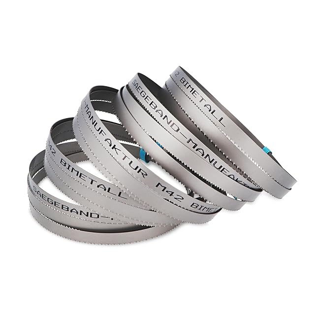Sägeband-Manufaktur M42 1620 × 13 × 0,65, 8/12 dents/pouce, lot de 5, photographie du produit