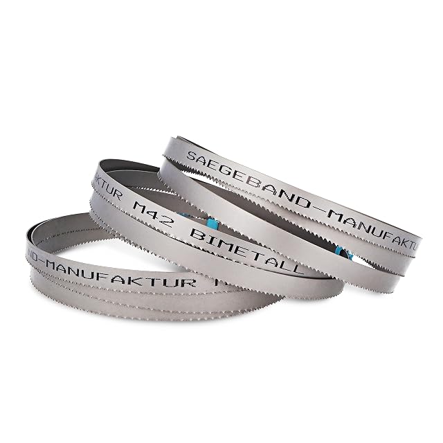 Sägeband-Manufaktur M42 1638 × 13 × 0,9, 10/14 dents/pouce, lot de 3, photographie du produit