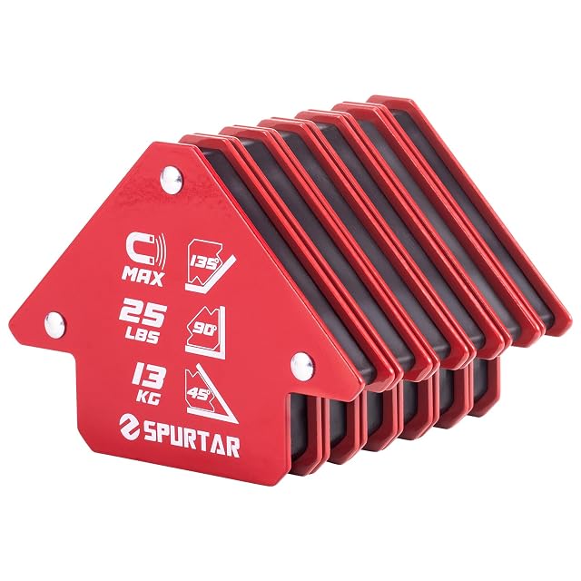 Spurtar Aimants de soudage, 6 × 13 kg, photographie du produit