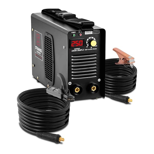 Poste à l'électrode Stamos S-MMA-250PI.2, photographie du produit