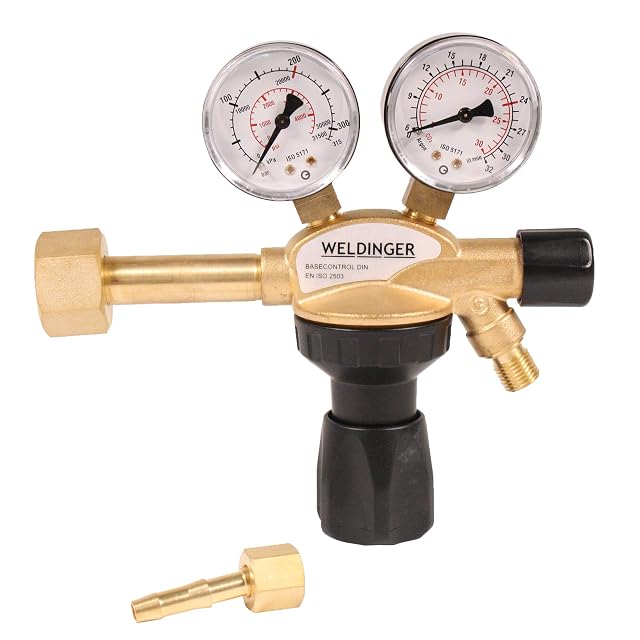 WELDINGER Détendeur PRO en laiton, photographie du produit